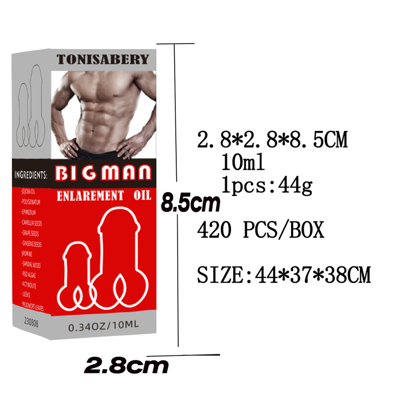 10 Milliliters Of Men's Massage Essential Oil For Personal Health Care, Exercise, And External Use_voghion.com