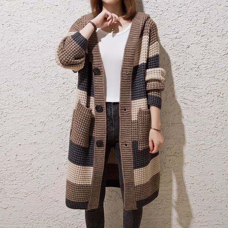 Oversized Hooded Cardigan – Chunky Knit Longline Coatigan For Women | Cozy & Boho-Chic_voghion.com