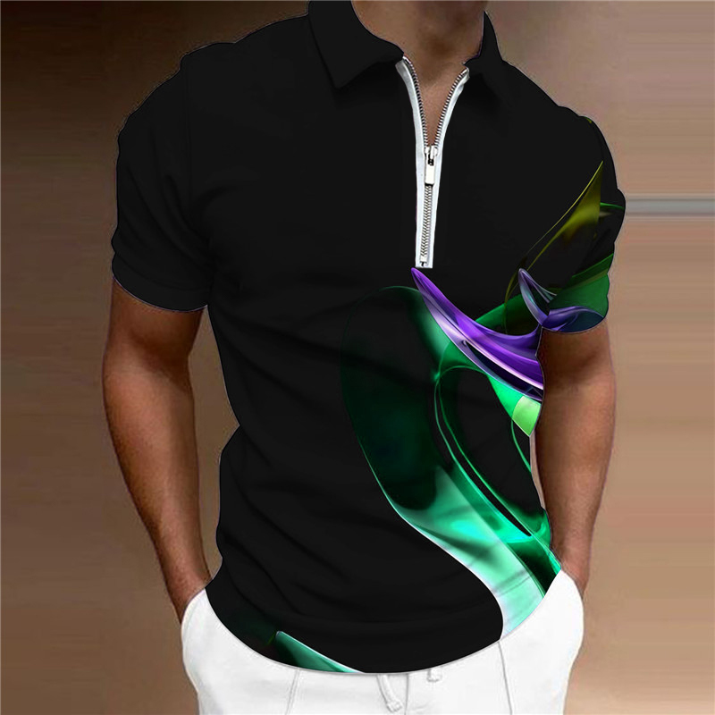 Herren-Poloshirt, modisches Signature-Golf-T-Shirt, hochwertige Baumwolle, kurzärmelig, Business-Casual-Designerkleidung_voghion.com
