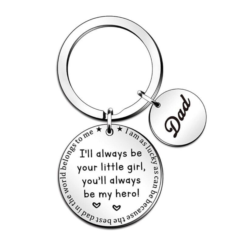 Father's Day Gift DAD Son Gift Family Keychain Pendant_voghion.com