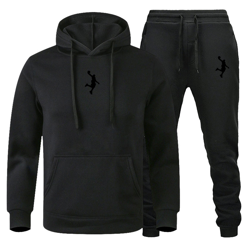 Ensemble de pulls pour hommes, vêtements de sport décontractés, ensemble de pulls pour couple à manches longues automne et hiver, ensemble de pantalons de salle de bain deux pièces_voghion.com