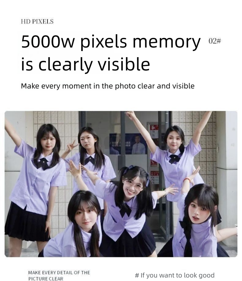5000W Pixel High-Pixel Campus HD Digital Student Portable CCD Camera_voghion.com