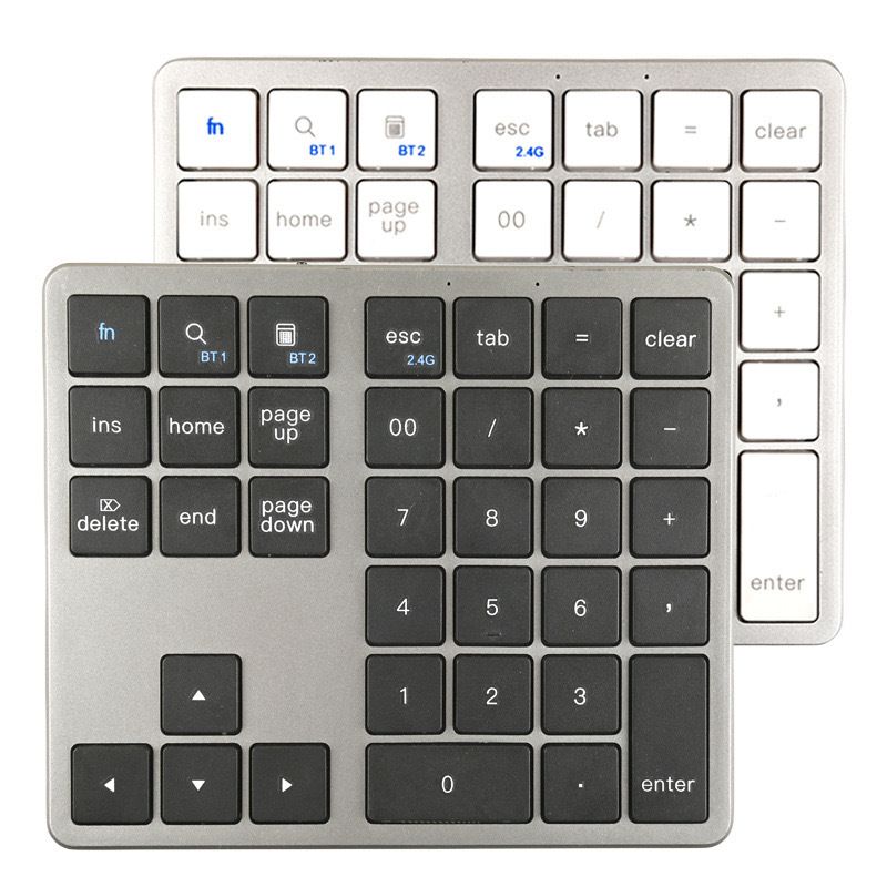 New K35 Wireless Bluetooth Dual-mode Numeric Keyboard 35-key Charging Mini Keyboard Universal Bluetooth Keyboard_voghion.com