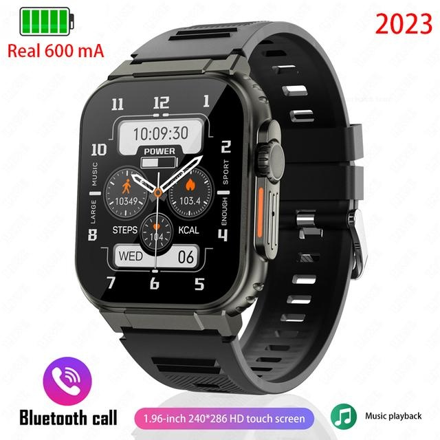 Pametni sat Ultra Watch Muški Bluetooth poziv (odgovaranje/upućivanje poziva) TWS Lokalna glazba Sportski sat 1.96'' IP68 Vodootporni pametni sat Ženski pametni sat _voghion.com