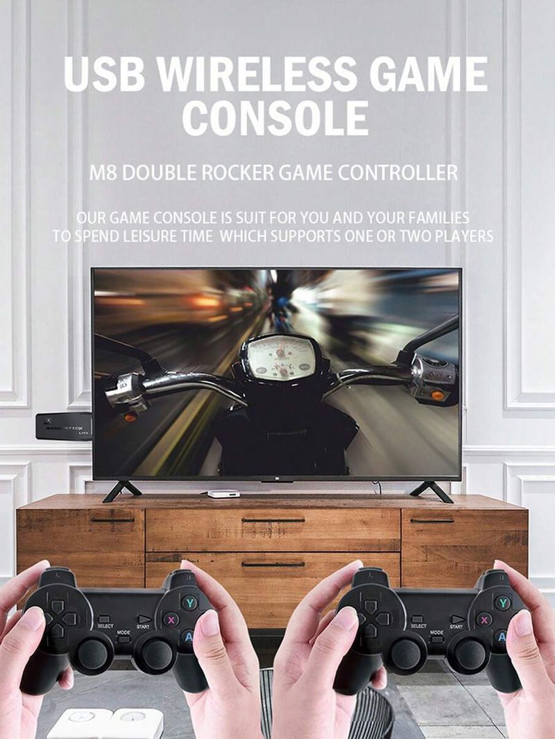 hoogwaardige 4k Ultra High Definition Stick 2.4g draadloze 64GB 20000 controller mini-gameconsole_voghion.com