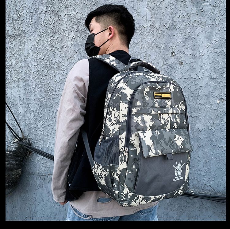 Mochila tática para homens e mulheres - Mochila militar grande de 35L com compartimento para laptop, tecido Oxford impermeável, design antirroubo para viagens_voghion.com