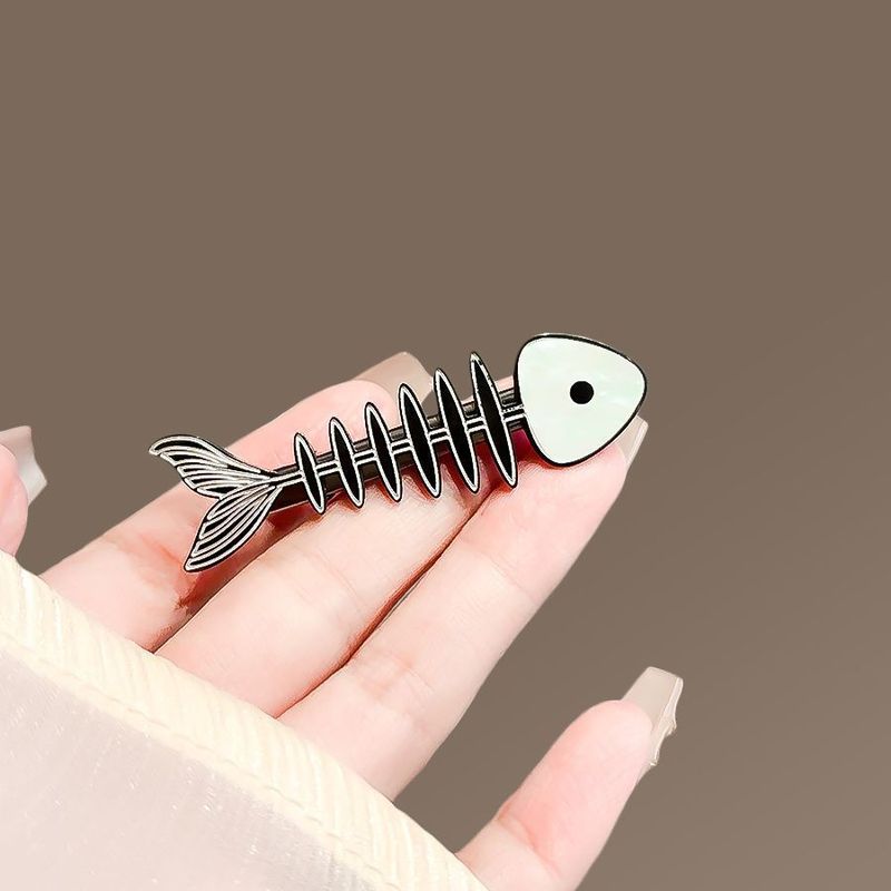 Stile di design ~ Donna a lisca di pesce, nuova ed elegante forcina coreana, fermaglio laterale femminile per frangia e capelli fini_voghion.com