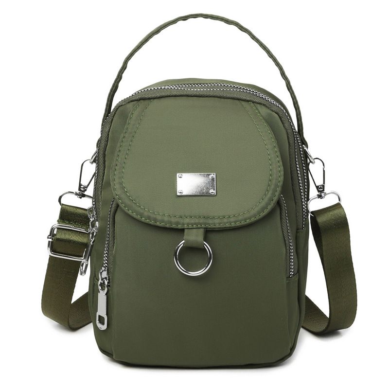 Nova mini bolsa transversal de ombro em tecido oxford fashion requintada pequena quadrada casual versátil_voghion.com