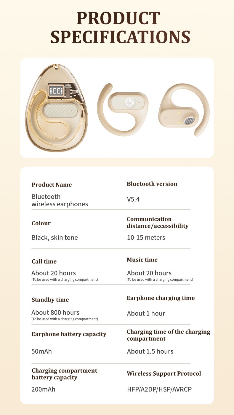 AI Translation Headset New Bluetooth Headset Supports Multi Language Translation And Simultaneous Interpreting Translation OWS_voghion.com