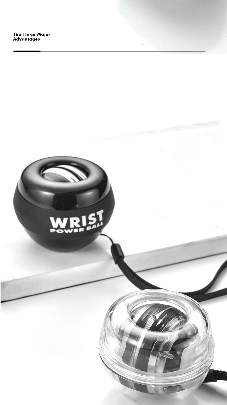 Wrist Self-Activating Grip Strengthener Metal Professional Stress Relief Artifact Gyroscope Entertainment Gravity Ball_voghion.com