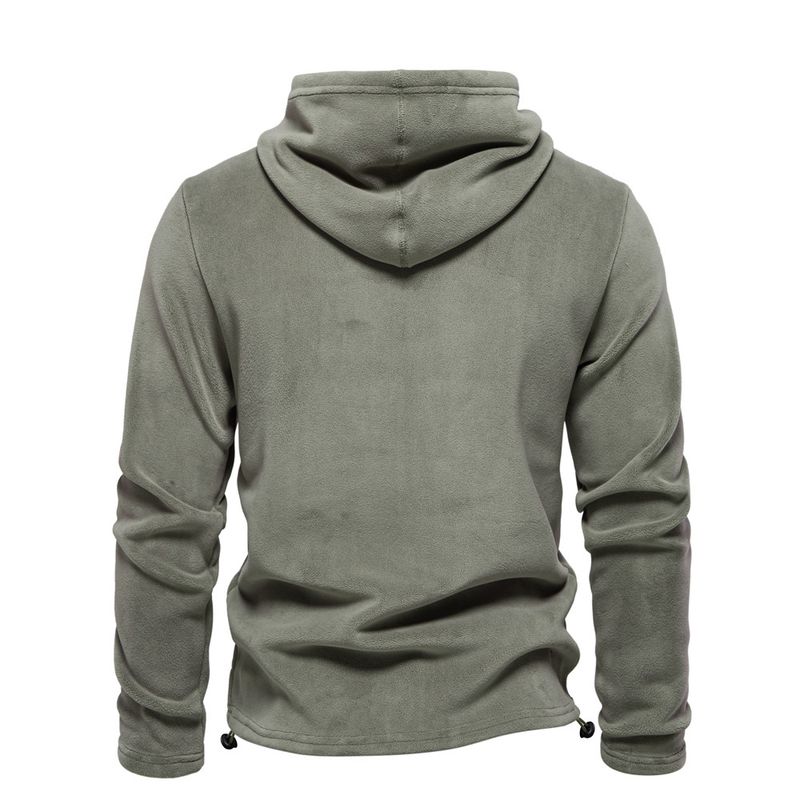 Autumn Winter New Half Zipper Long Sleeve Sweatshirt Trendy And Easiest For Match Men's Top_voghion.com