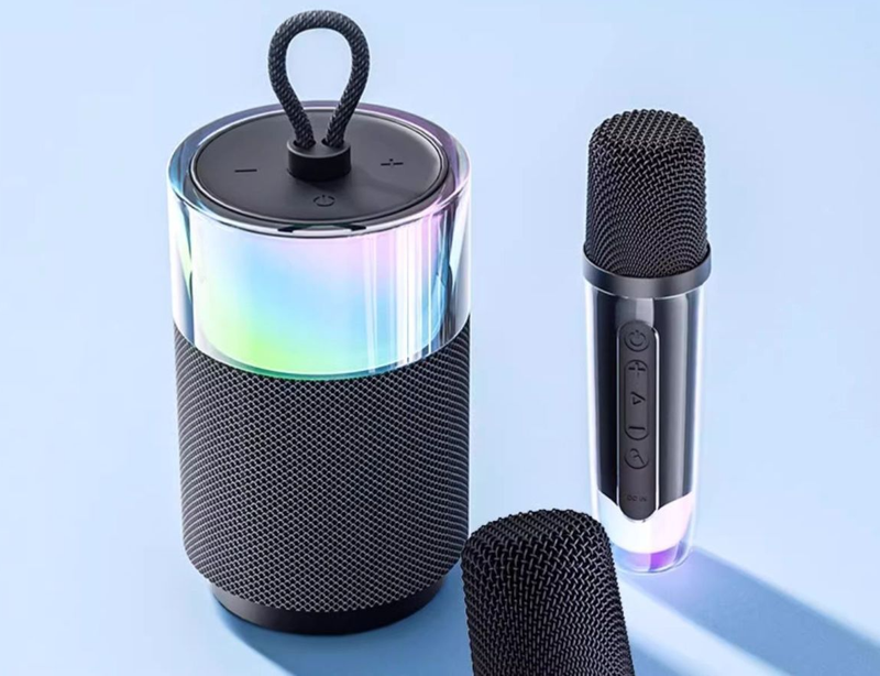 Głośnik LeDu K-Singing Mikrofon Zintegrowany Śpiewanie Bezprzewodowy Bluetooth KTV Zewnętrzny Akumulatorowy Przenośny Tech-Savvy_voghion.com