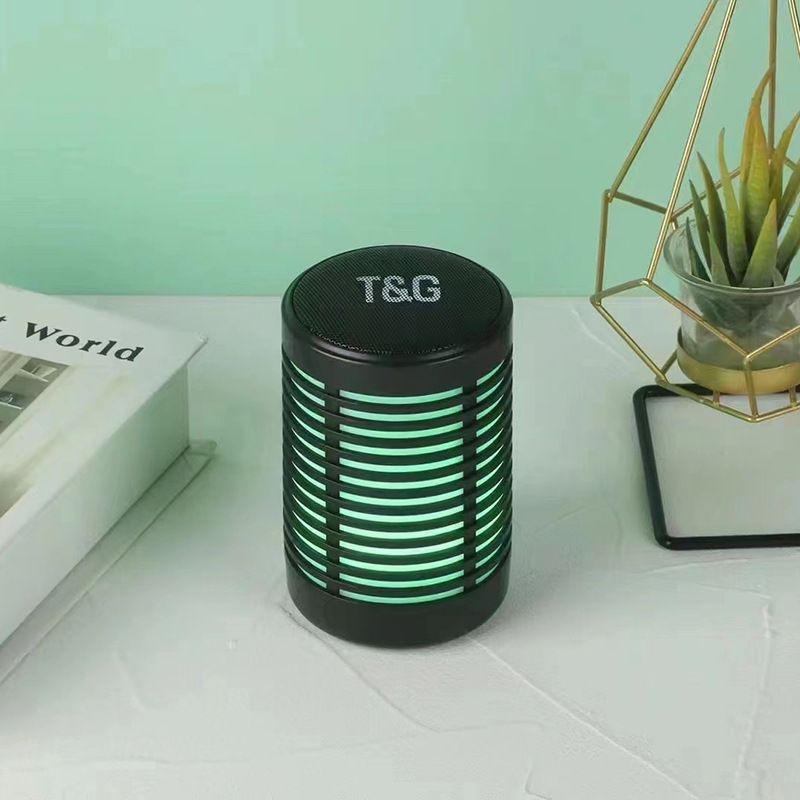 New creative LED luminous colorful single speaker, stunning surround sound, subwoofer, outdoor sports speaker_voghion.com