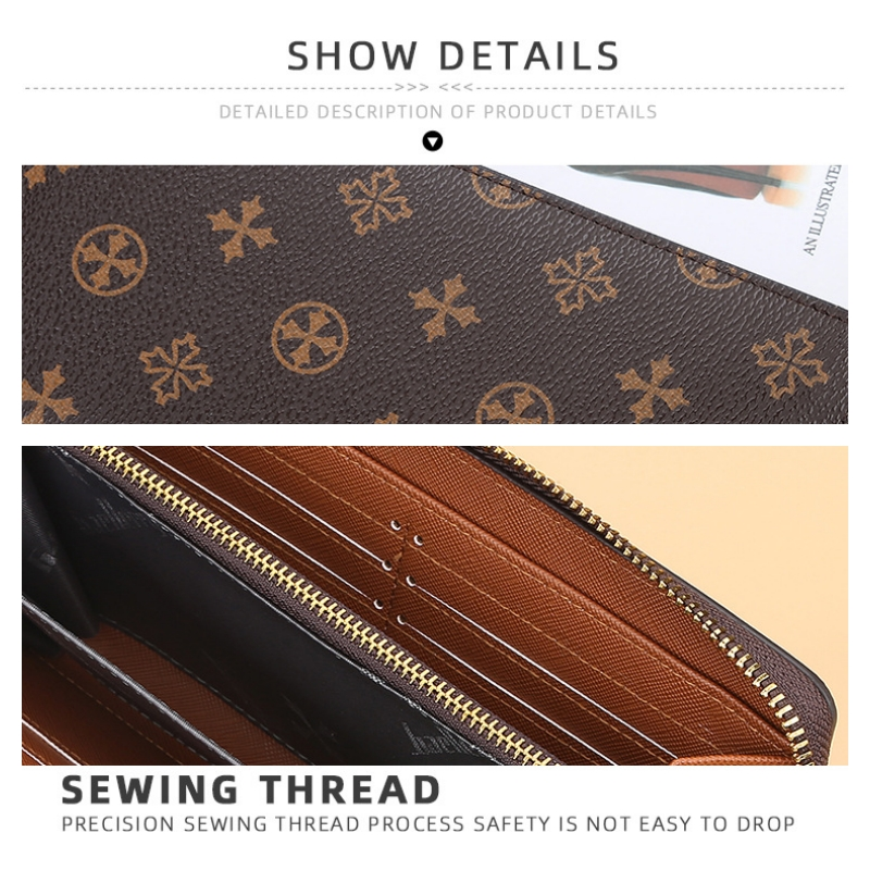 2020 neue Lange Frauen Sommer Marke Top Qualität PU Brieftaschen 12 Karte Halter Mode Weibliche Geldbörse Brieftasche Für Mädchen_voghion.com
