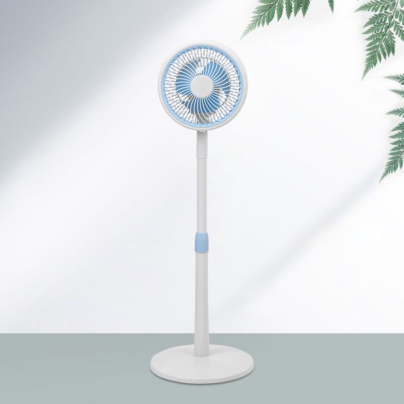 Verticale huishoudelijke kleine vloerventilator met zachte bladen voor studenten, bureau, stille slaapzaal, telescopische elektrische ventilator voor naast het bed_voghion.com