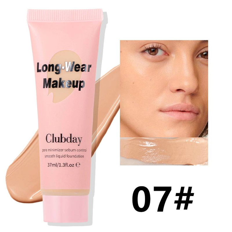 Natural Matte Makeup Concealer Liquid Foundation for Oil Control, Sweat Prevention and Long-lasting Makeup Foundation_voghion.com