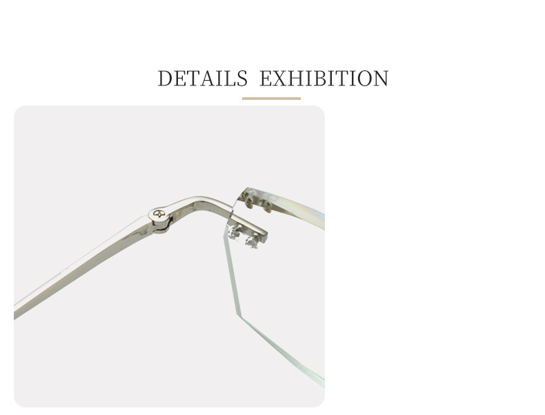 Occhiali da presbiopia unisex con bordo tagliato a luce blu con diamanti e occhiali da presbiopia senza cornice, occhiali da presbiopia per uomo e donna che cambiano colore_voghion.com