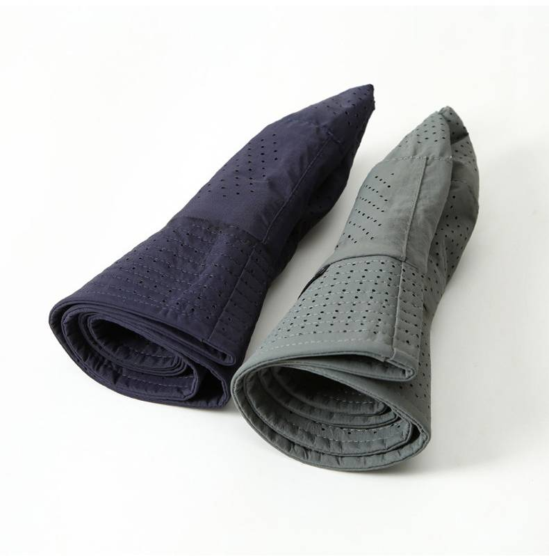 Atmungsaktiver, perforierter Ganzkörper-Fischerhut für Herren, Sonnenschutz- und Sonnenschirmhut für den Sommer, Wander- und Angelhut für den Außenbereich, faltbarer Reisehut_voghion.com