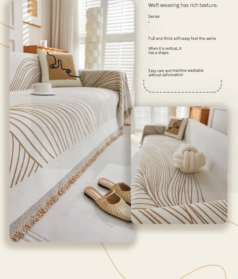 Home Textile Chenille Sofa Towel Universal Sofa Cover Cloth For All Seasons All Inclusive One Piece Sofa Cover Sofa Cushion Dust Cover Towel_voghion.com