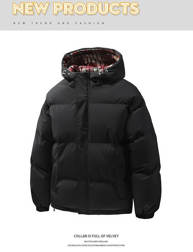Men’s Winter Puffer Jacket – Lightweight Quilted Coat With Hood & Zip Closure (M-4XL, 6 Colors)_voghion.com