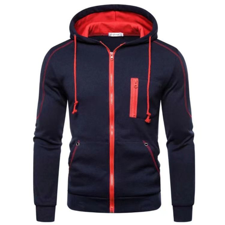 Herren-Set mit Kapuzenpullover und Jogginghose – Lässiger Trainingsanzug mit Reißverschluss für Herbst/Winter – Bequeme Sportbekleidung aus Baumwollmischung (M-XXXL)_voghion.com