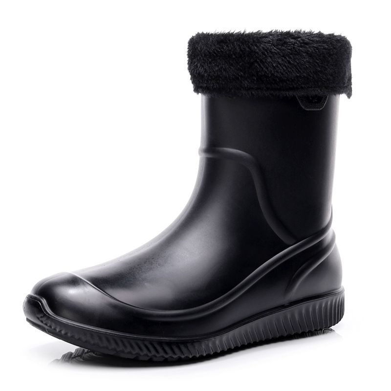 Herren Gummistiefel Wasserdicht Regenstiefel Angeln Galoschs Mann Küchenschuhe Ölbeständige rutschfeste Arbeitsstiefel Schuhe_voghion.com