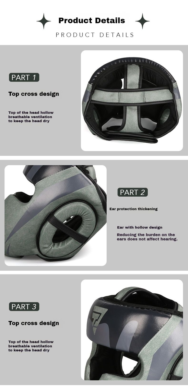 Ceiling Boxing Helmet Thickened Headguard Muay Thai Monkey Face Adult Combat Training Sanda Protective Gear_voghion.com