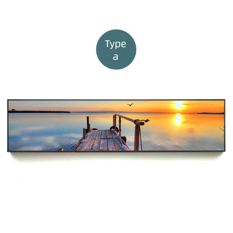 Hotel Naturalny krajobraz Nadmorski Nostalgiczny molo Nocny Nordycki Dekoracyjny Sypialnia Salon Wiszący obraz_voghion.com