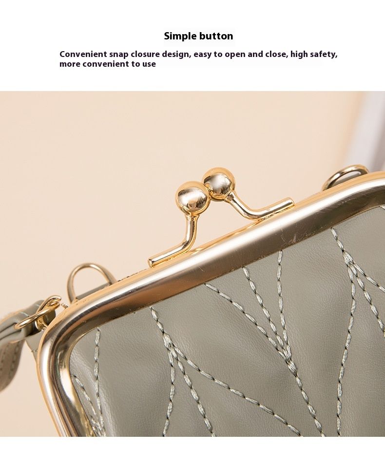 Nuova borsa per cellulare edizione coreana da donna borsa a tracolla multifunzionale alla moda con cerniera tinta unita semplice mini portafoglio versatile_voghion.com
