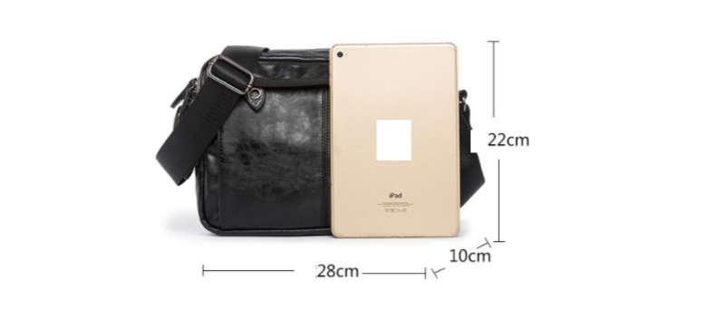 Férfi válltáska, alkalmi divatos táska, átlós válltáska, vízálló, nagy kapacitású_voghion.com