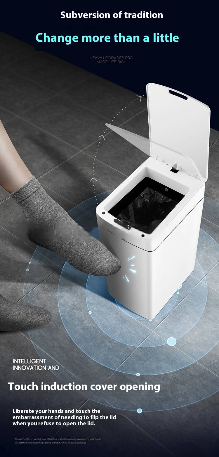 Intelligent induktionspapperskorg i plast Badrum Vardagsrum Hushållsinduktionspapperskorg_voghion.com