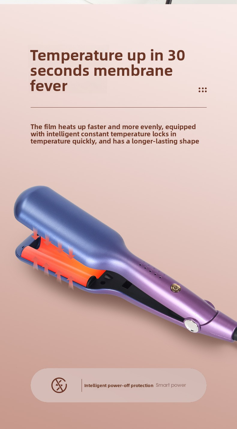 Egg Wave Lockenstab – Professioneller Styler für welliges Haar mit tiefem Lockenmuster (110 V/220 V Doppelspannung)_voghion.com