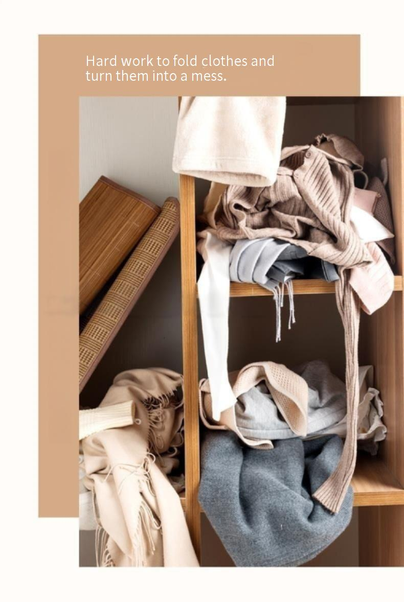 Clothes Folding Board With Adjustable Straps - Laundry Organizer For Shirts, Pants & Blankets (Space-Saving Storage Solution)_voghion.com