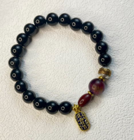 Jingdezhen Symbolic Ceramic Bracelets: Handmade With Storytelling Charms (Scrolls, Fruits) & Color - Coded Beads For Daily Rituals_voghion.com