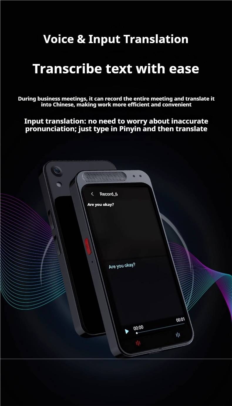 Mehrsprachiger Smart Translator (Modell Z6+/A40+/M80 Pro+/S15+) – Offline-Sprach- und Fotoübersetzung mit WLAN-Hotspot und SIM-Unterstützung_voghion.com