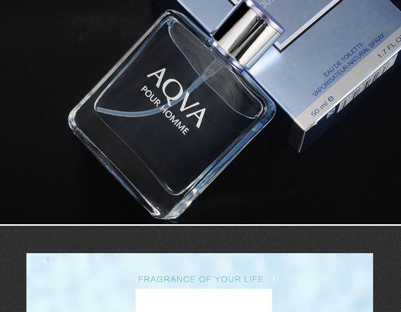 Parfum léger de niche Fougère longue durée pour homme Azure Blue 50 ml pour lieu de travail, boîte de nuit, Sea King, parfum charmant pour femme_voghion.com