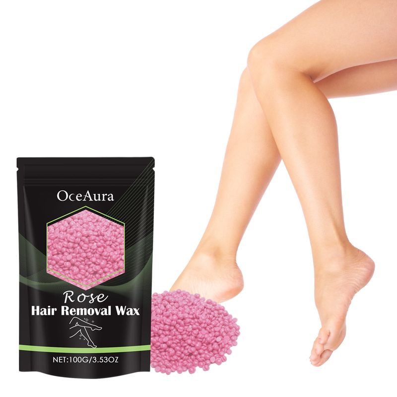 OceAura Rose Hard Wax Beads Veelzijdige gezichts- en lichaamswax voor ontharing_voghion.com