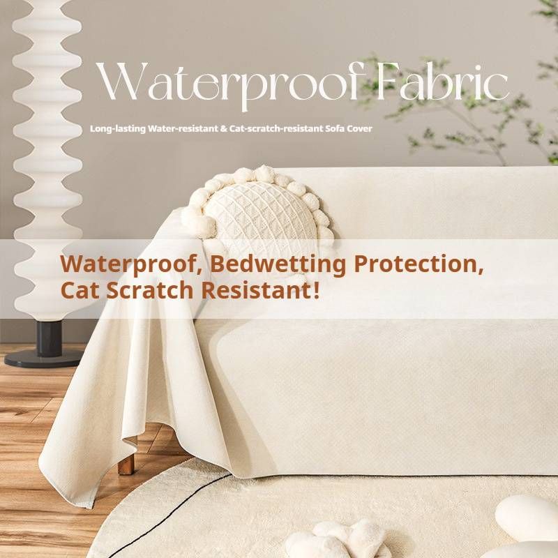 Smart Waterproof Sofa Protector – Scratch-Resistant Furniture Cover With Anti-Slip Base, All-Season Stretchable Fabric For Pets & Kids_voghion.com