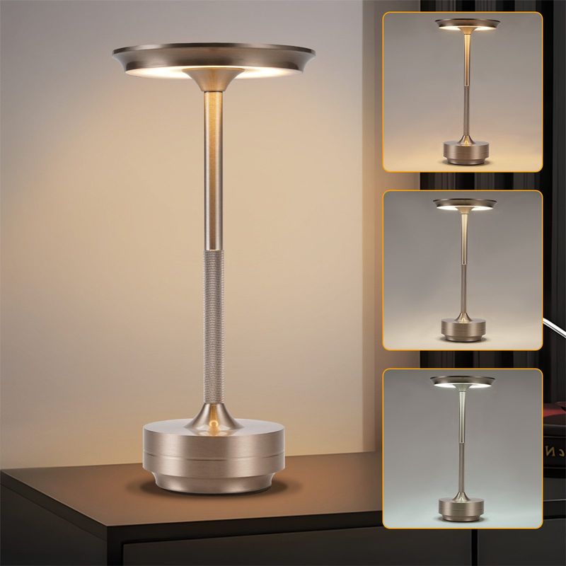 Glitzerlife Tischlampe Kabellos Nachttischlampe Akku - Moderne LED Tischleuchte Touch Dimmbar Lampe Mit USB Aufladbar Schwarz Batterie Tischlampen Für Kinderzimmer_voghion.com