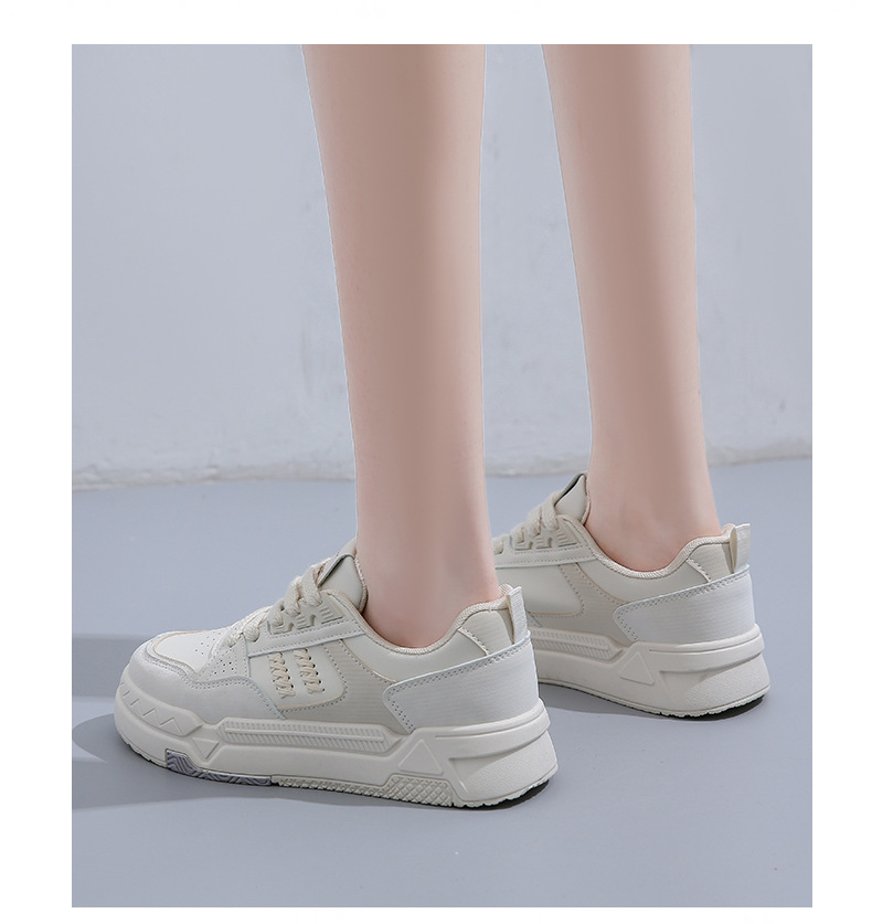 Piccole scarpe bianche da donna 2023 Primavera Nuovo di tutte le partite Studentesse sneakers con suola spessa scarpe sportive casual scarpe da donna 618_voghion.com