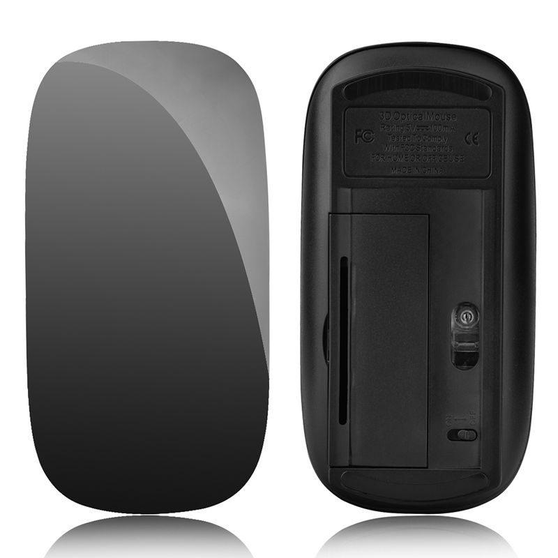 Farfi Ultra-slim 1200DPI 2.4GHz Optical Wireless Touch Mouse for PC Computer Laptop_voghion.com