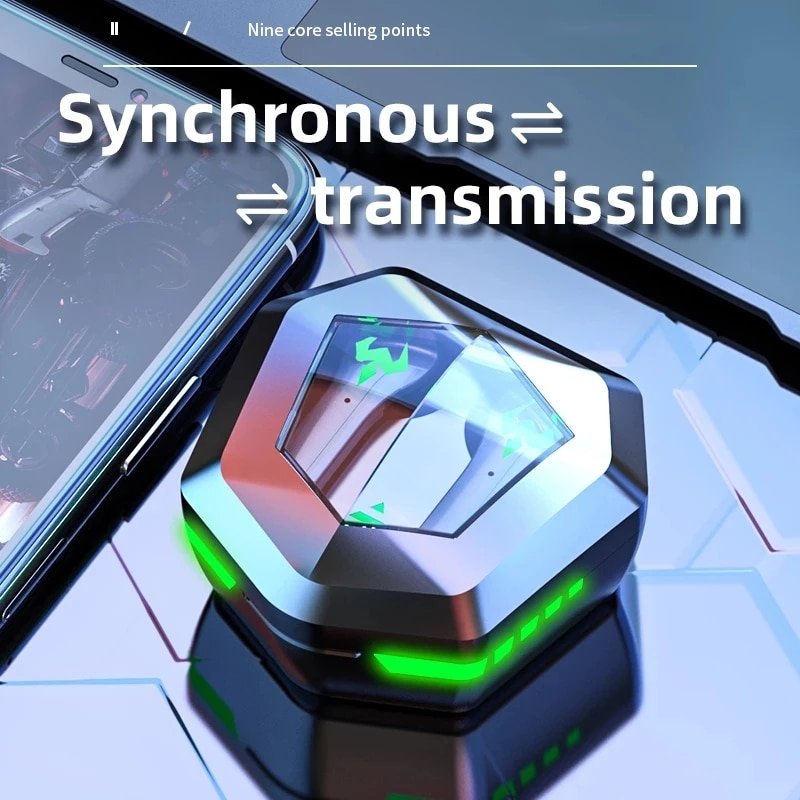 N35 TWS Wireless Earphones Gaming Headsets 9D Stereo Surround Sound Quality Bluetooth 5.2 Headphone For Xiaomi Samsung All Phone_voghion.com