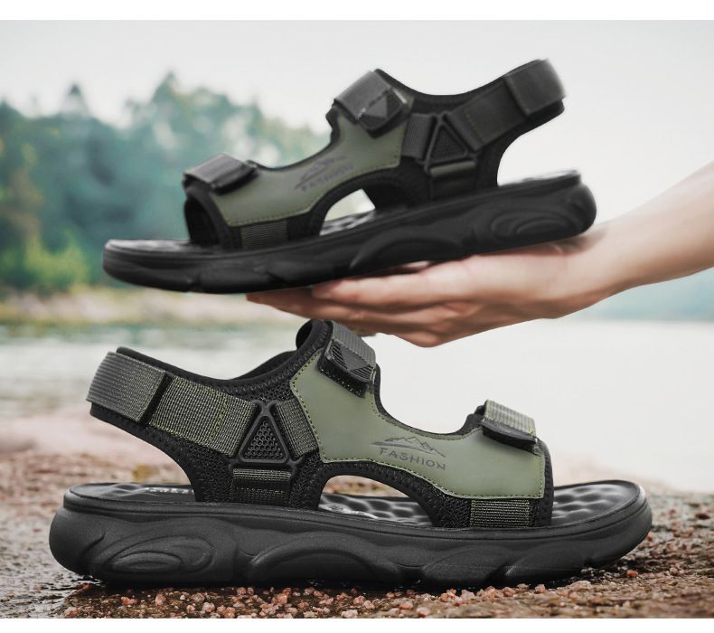 Men's Casual Shoes Mountaineering Outdoor Comfortable Running Shoes Rotating Button Daily Walking Lightweight Breathable Hiking Vacation Sports Shoes_voghion.com