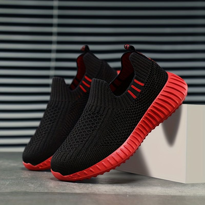 Scarpe casual basse in tessuto da ragazzo, scarpe da ginnastica leggere e traspiranti per camminare, correre, primavera e autunno_voghion.com