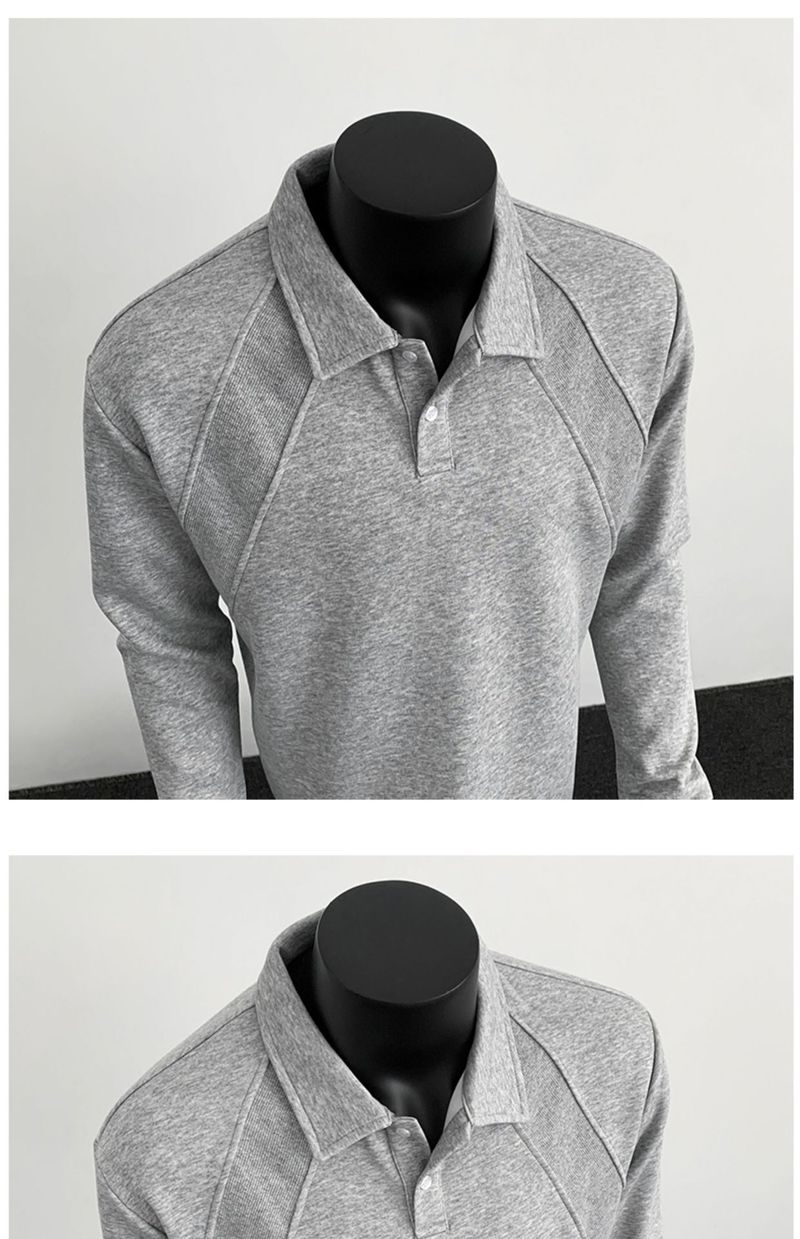 Polo classica premium in maglia pesante Air-Knit da uomo - Spalle strutturate e cuciture a contrasto - Vestibilità comoda - Colori tinta unita (taglie dalla M alla 5XL)_voghion.com