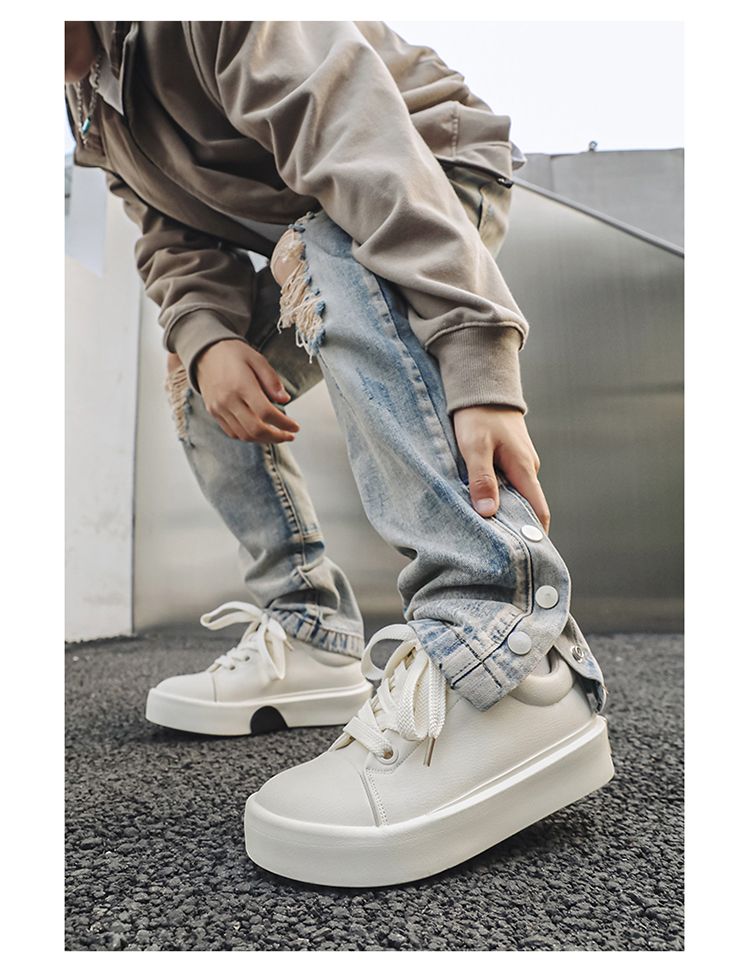 Spring And Summer New Breathable Casual 2025 Men's Trend All Sports Small White Shoes_voghion.com