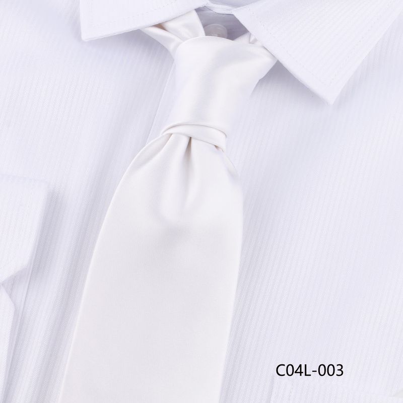 Cravate de costume décontractée pour homme, 7 cm, tricotée à la main, couleur unie, noire, accessoire de costume_voghion.com