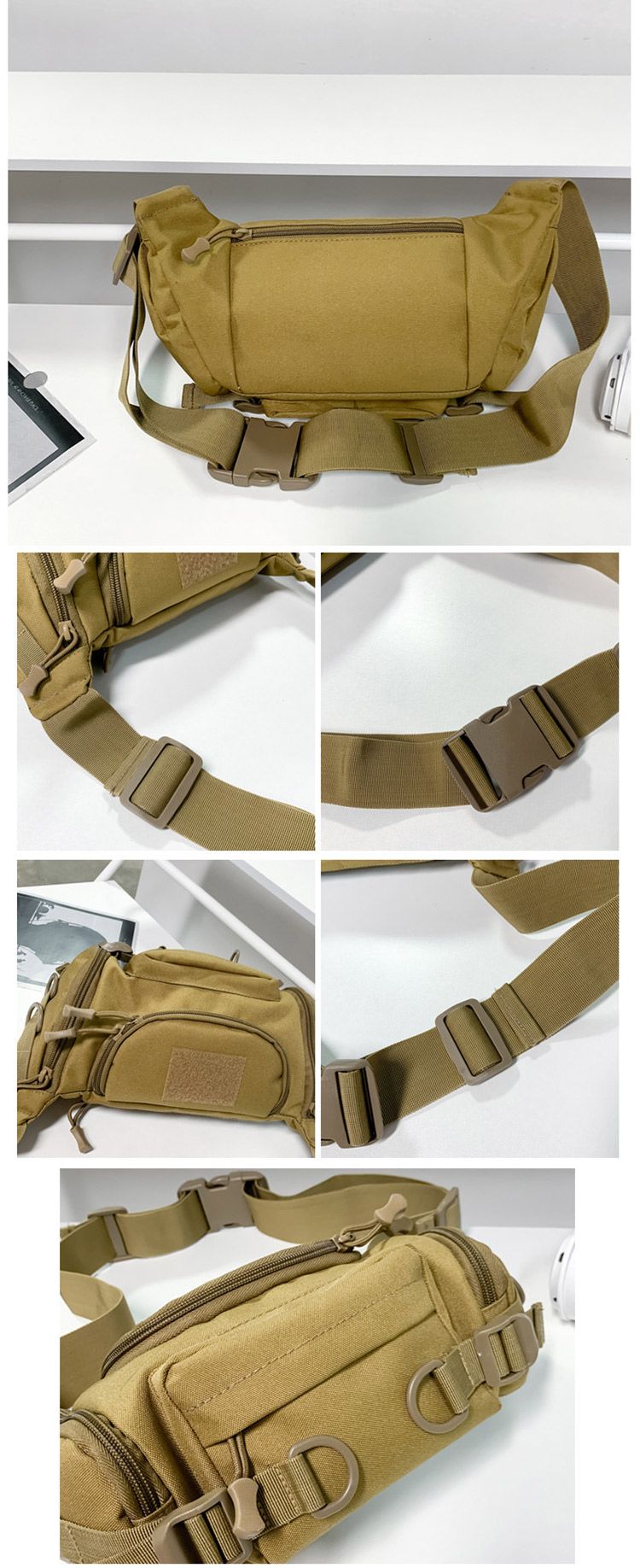 Borsa a tracolla casual da uomo e da donna, grande capacità, per esterni_voghion.com