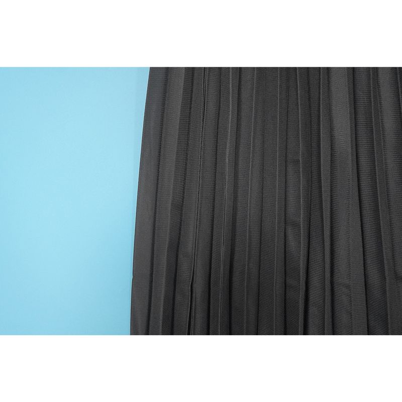 Ženska obleka z okroglim izrezom in kratkimi rokavi, potiskanim nagubanim krilom_voghion.com