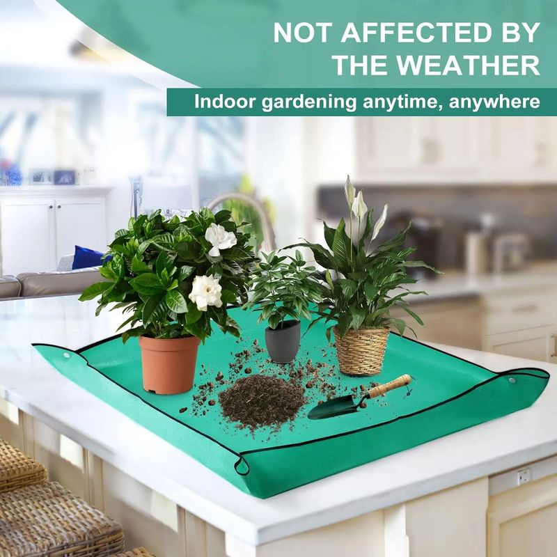 Reusable Potting Mat - Thickened Waterproof Soil Catcher For Indoor Plants EU Garden Tool_voghion.com